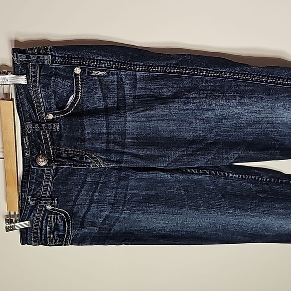 Silver twisted dark wash 30x33 boot cut jeans - Picture 2 of 8